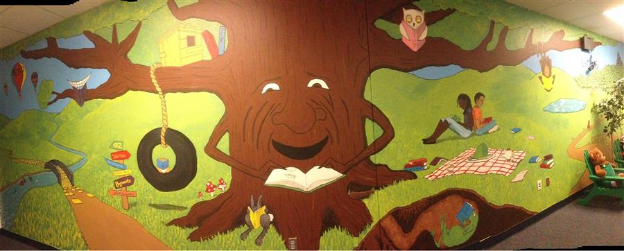 Library Mural Library Mural